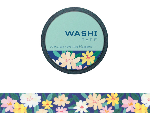 Washi Tape - Evening Blooms
