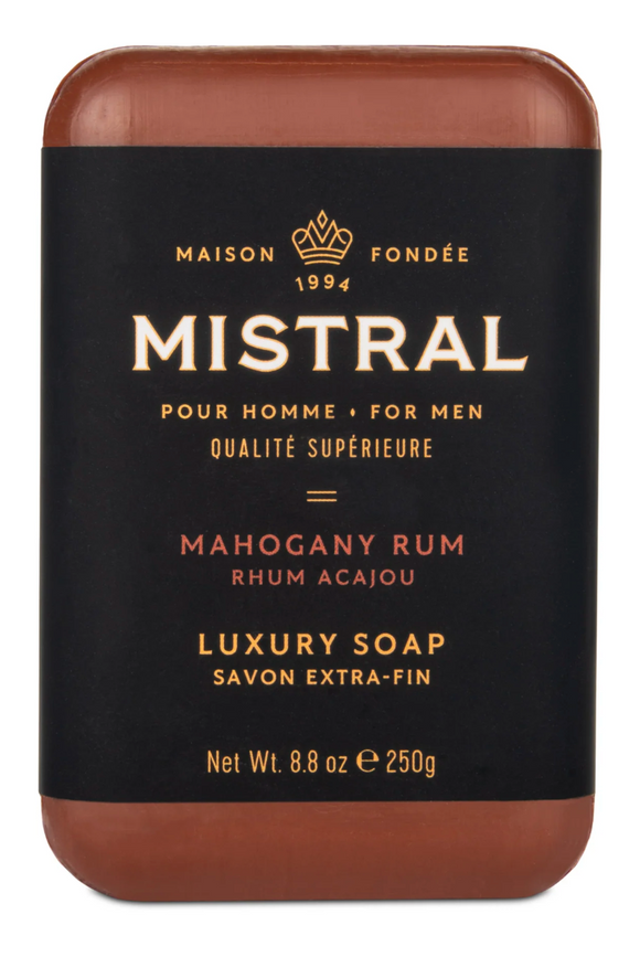 Mistral Mahogany Rum Bar Soap
