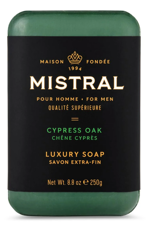 Mistral Cypress Oak Bar Soap