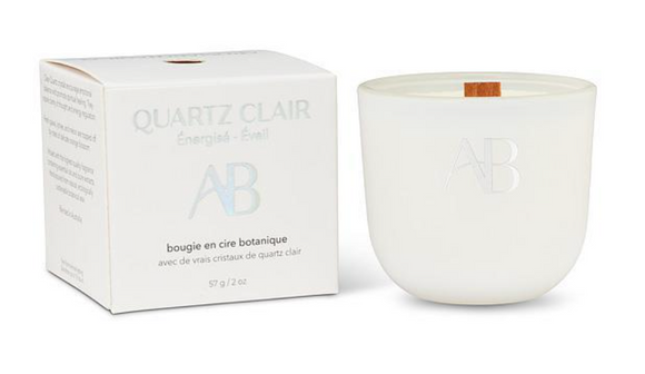 Aromabotanical Clear Quartz Mini Candle - New Release