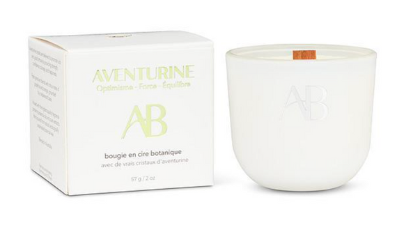 Aromabotanical Adventurine Mini Candle - New Release