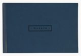 Leather Guest Book - Navy