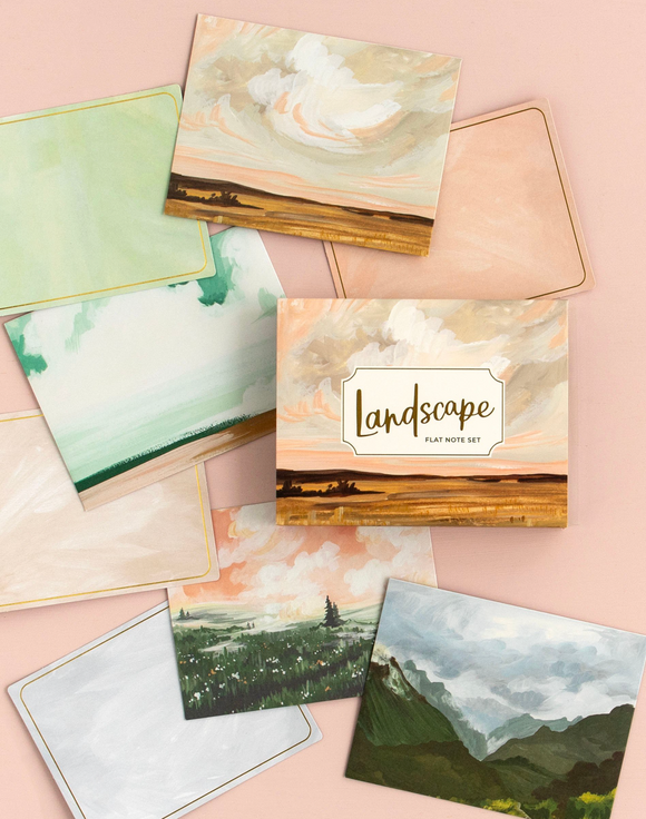 Landscape Flat Note Set