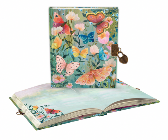 Locking Butterfly Ball Journal