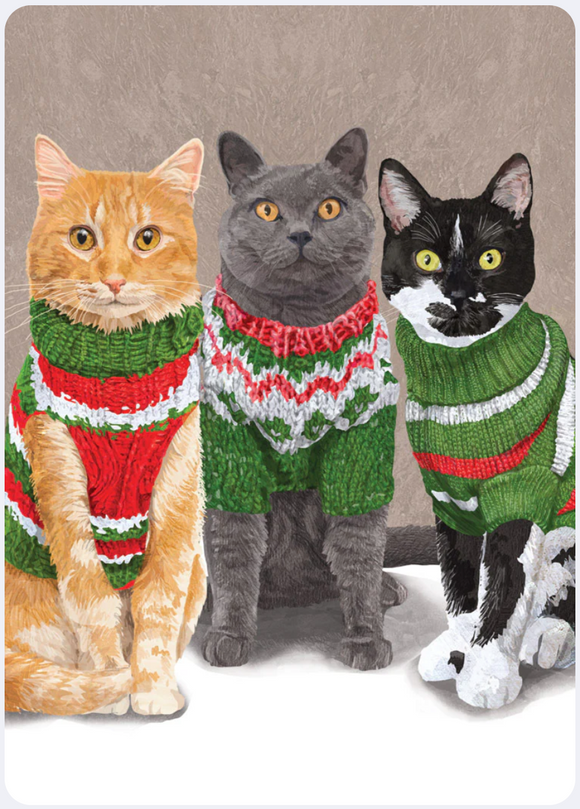 Boxed Holiday - Cats in Sweaters