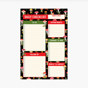 Daily Checklist Note Pad