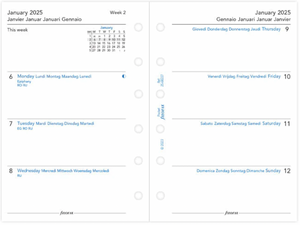 Pocket 2025 Week on Two Pages Diary