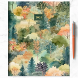 2025 Monthly Planner - Trees