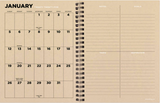 2025 Monthly Weekly Planner - Composition