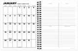 2025 Monthly Weekly Planner - Coca-Cola