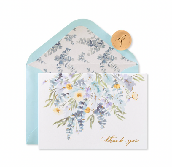 Papyrus Boxed Thank You - Leaves