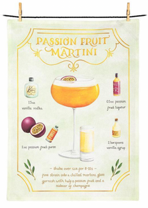 Passionfruit Martini Kitchen Towel