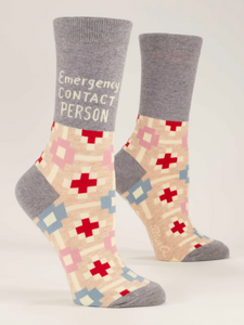 Women's Socks - Emergency Contact