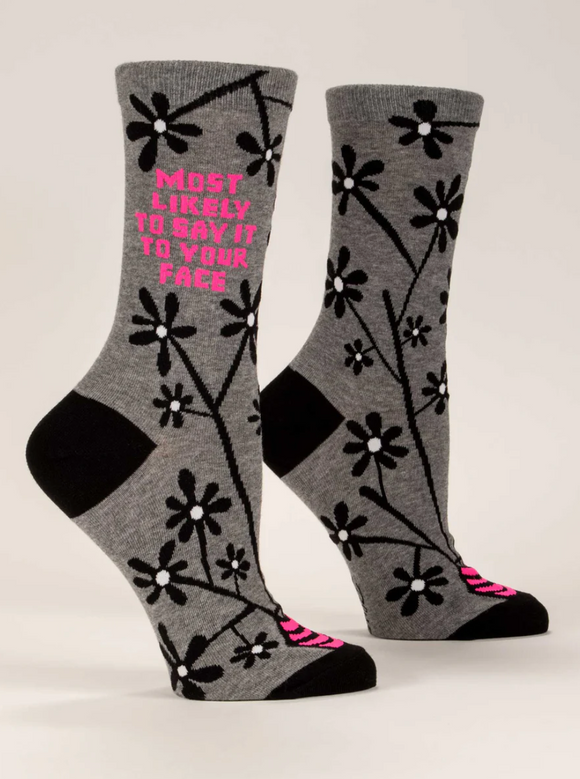 Women's Socks - Say it to your Face