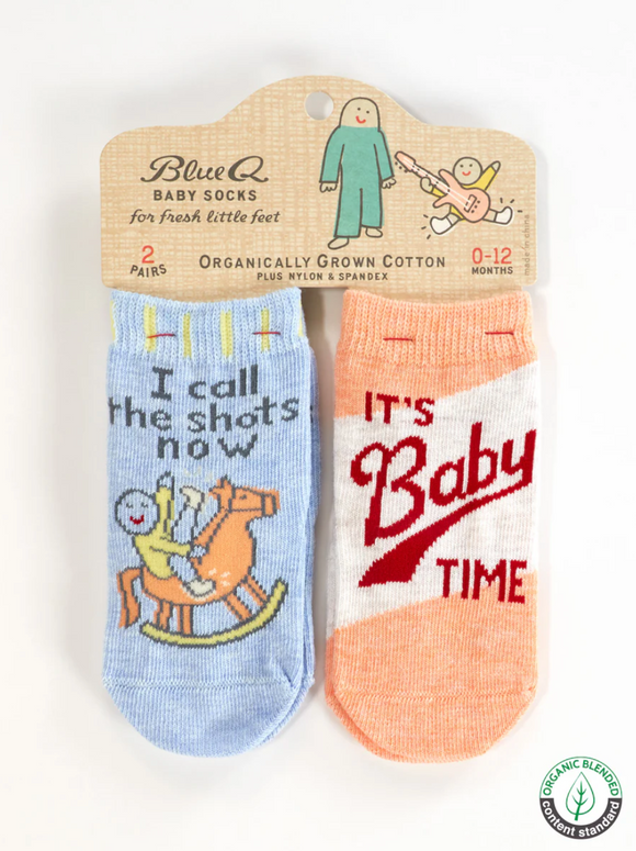 Organic Cotton Baby Socks - Baby Time!