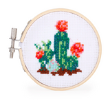 Cactus Mini Cross Stitch Embroidery Kit