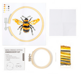 Honey Bee Mini Cross Stitch Embroidery Kit