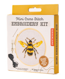 Honey Bee Mini Cross Stitch Embroidery Kit