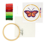 Butterfly Mini Cross Stitch Embroidery Kit