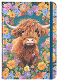 Highland Cow Lined Journal