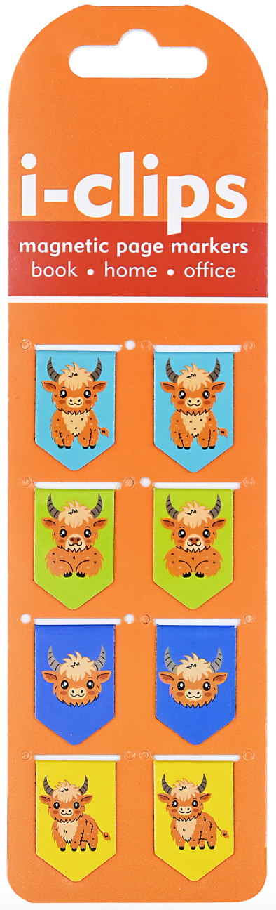 i-Clips Magnetic Clip - Highland Cows