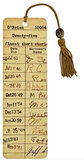 Peter Pauper Bookmark - Vintage Library Card