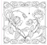 Goth Garden Colouring Book