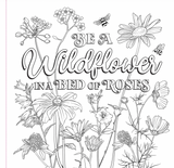 Wildflowers Colouring Book