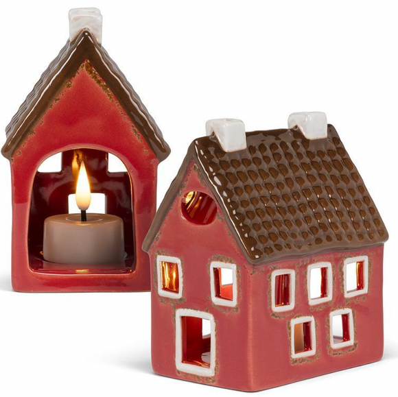 Miniature Village - Large Red House