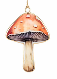 Mushroom Tin Ornament