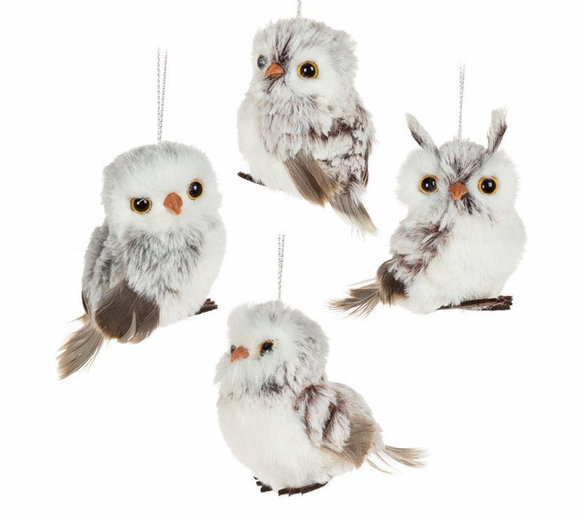 Fluffy Owl Ornament