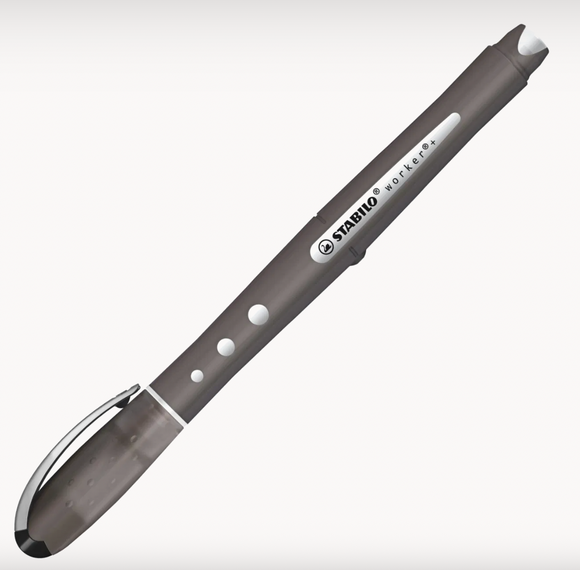 Stabilo Worker+ Rollerball Pen in Black