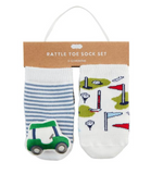 Rattle Toe Sock Set - Golf Cart