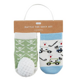 Rattle Toe Sock Set - Golf Balls