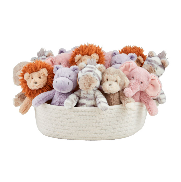 Safari Animals Plush Rattles