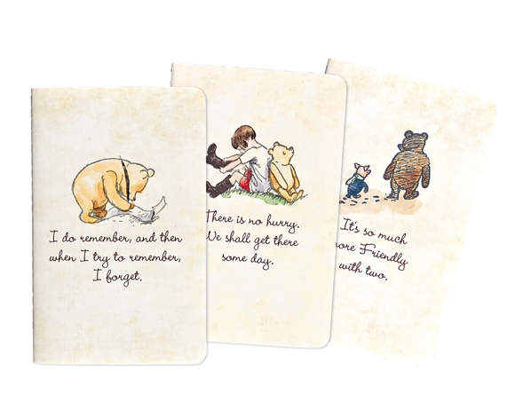 Winne-the-Pooh Jotter Set/3 Notebooks
