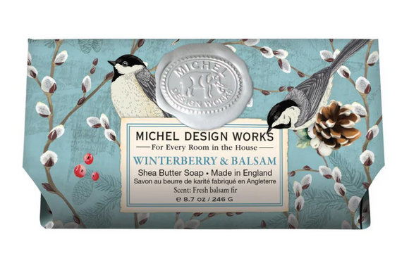 Michel Design Bar Soap - Winterberry & Balsam