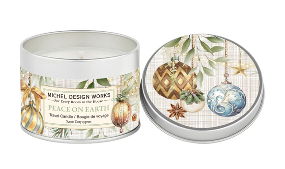 Michel Design Travel Candle - Peace on Earth