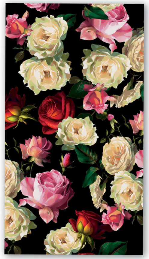 Michel Design Guest Napkin - Midnight Rose