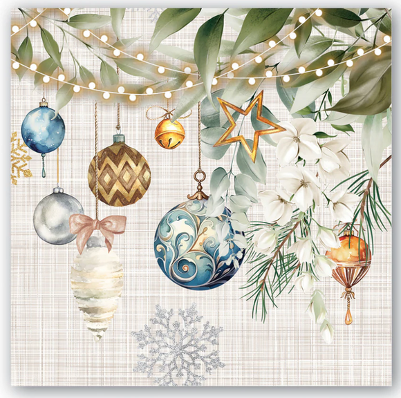 Michel Designs Cocktail Napkin - Peace on Earth