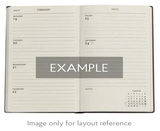 2025-26 Midi Academic Weekly Planner - Blue Luxe