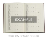 2025-26 Midi Academic Weekly Planner - Blue Luxe