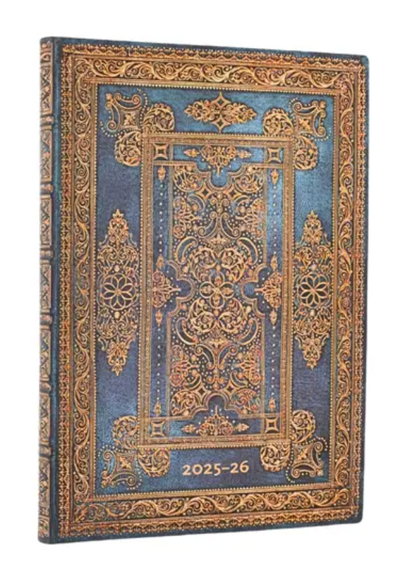 2025-26 Midi Academic Weekly Planner - Blue Luxe