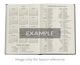 2026 Midi Weekly Planner - Safavid Indigo