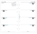 Personal 2026 Week on Two Pages Diary