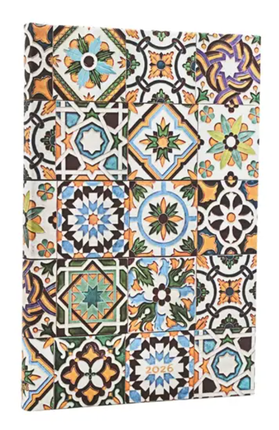 2026 Maxi Weekly Planner - Portuguese Tiles