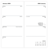 Classic Slim Week to View Planner with Monthly Planners 2026 Burgundy