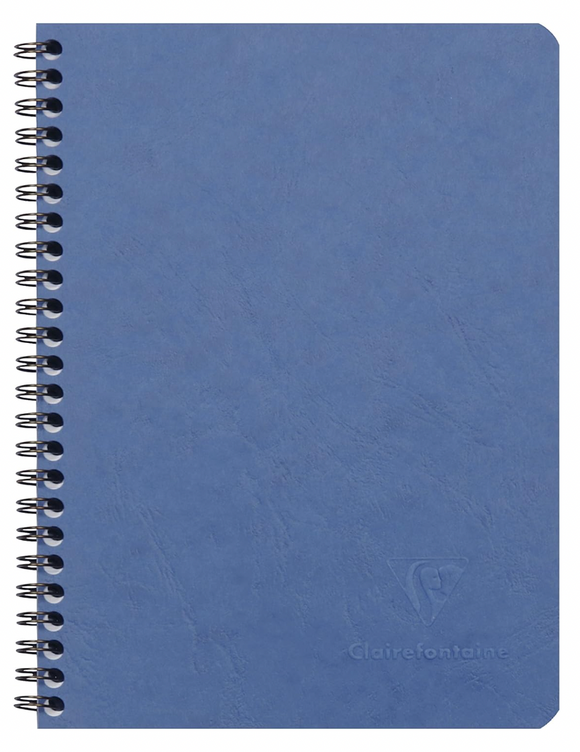 A5 Blue Spiral Clairefontaine - Lined 5.8