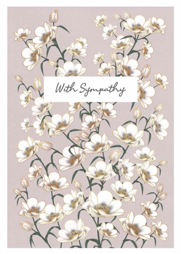 Sympathy - Ivory White Bouquet