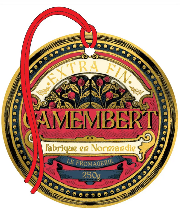 Gift Tag with String - Camembert